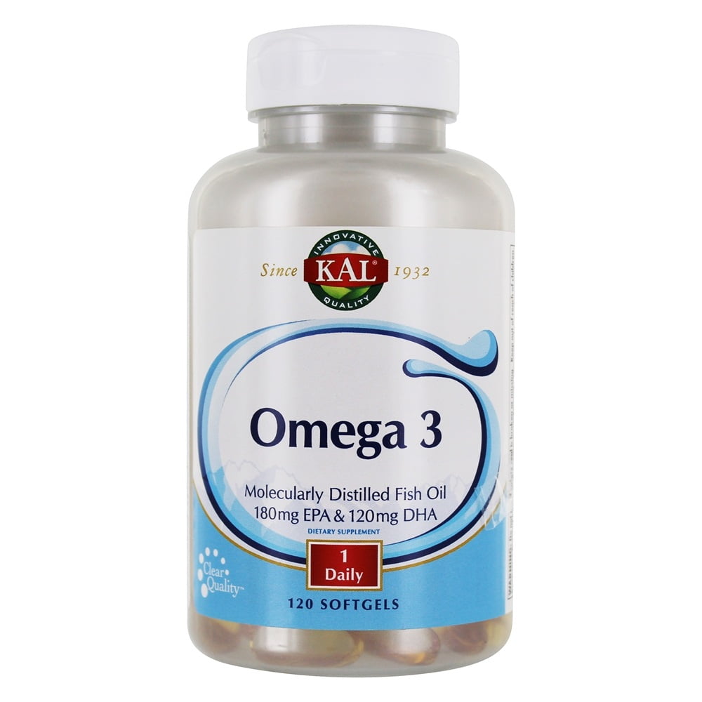 Kal Omega 3 Dietary Supplement, 120 ea