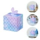 thumbnail image 5 of KAKOWELY 10 cajas de papel 3D con forma de cola de sirena, decorativas, para dulces, fiestas, cumpleaños, bodas, galletas, dulces, recuerdos de fiesta, decoración., 5 of 5