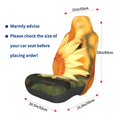 thumbnail image 3 of Fotbe Golden Sunflower In Field Funda para Asiento de Auto con Estampado – Impermeable y Antisudor – Ajuste Universal, Lavable a Máquina, Antideslizante (1 Pieza), 3 of 5