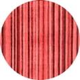 thumbnail image 1 of Ahgly Company Machine Washable Indoor Round Oriental Red Modern Area Rugs, 8' Round, 1 of 4
