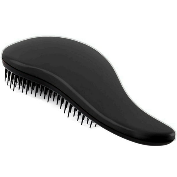 Seitruly Peine con mango mágico para mujer, 1 Uds., cepillo de pelo de masaje antiestático, cepillo de pelo de masaje para desenredar a los niños, Cuidado del cabello negro Seitruly MR2356-08B