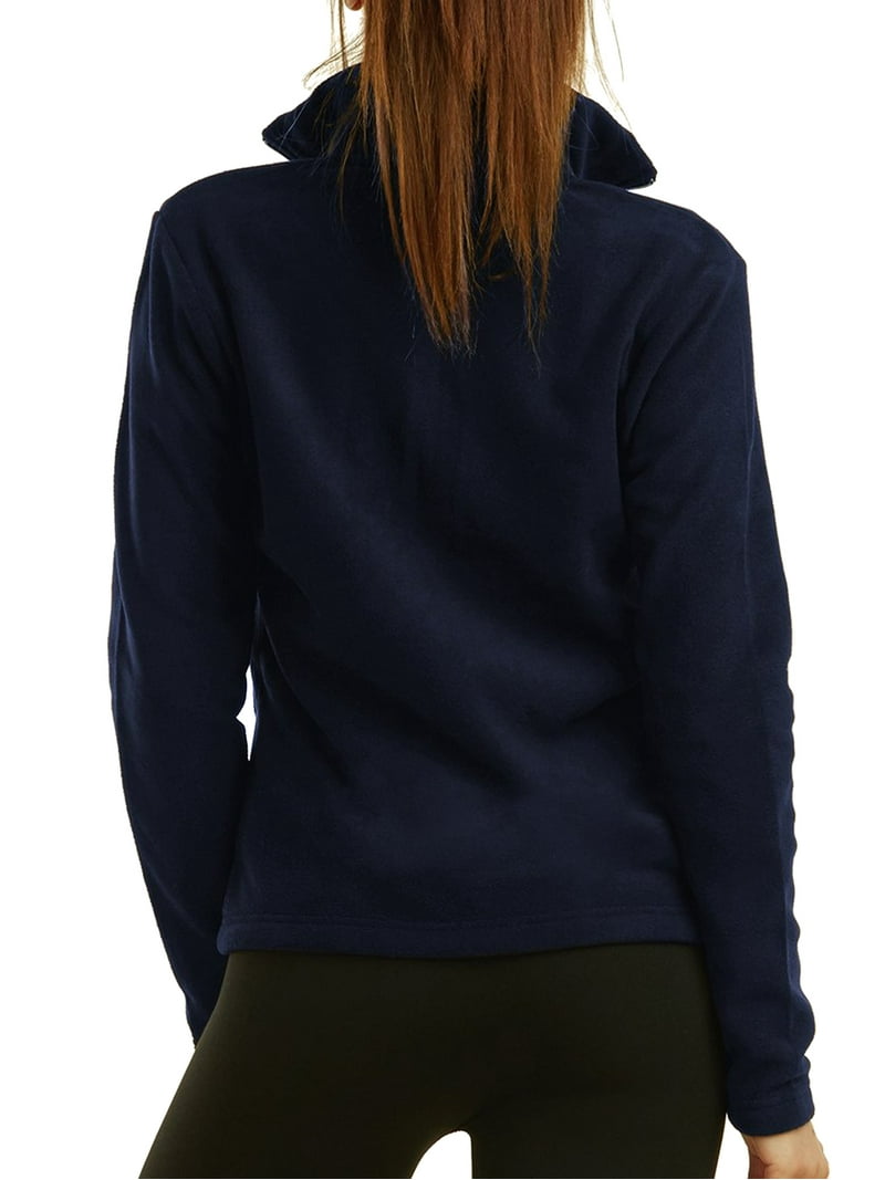 TheLovely Women's Lightweight Full Zip Up Soft Polar Fleece Jacket