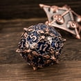 thumbnail image 5 of Cusdie Metal DND Dice Set, 7 die Metal Polyhedral D&D Dice Set Dragon Theme Dice for DND Dungeons and Dragons TTRPG Role Playing Games, 5 of 5