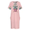 thumbnail image 4 of Vestido suelto con bolsillos de Gremlin y palomitas de maíz, vestidos de mujer para fiesta de verano, vestidos de noche para mujer, vestidos de fiesta, 4 of 7