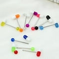 thumbnail image 3 of Gracefulvara 10PCS Assorted Colorful Pills Tongue Ring Piercing H1Q9, 3 of 8
