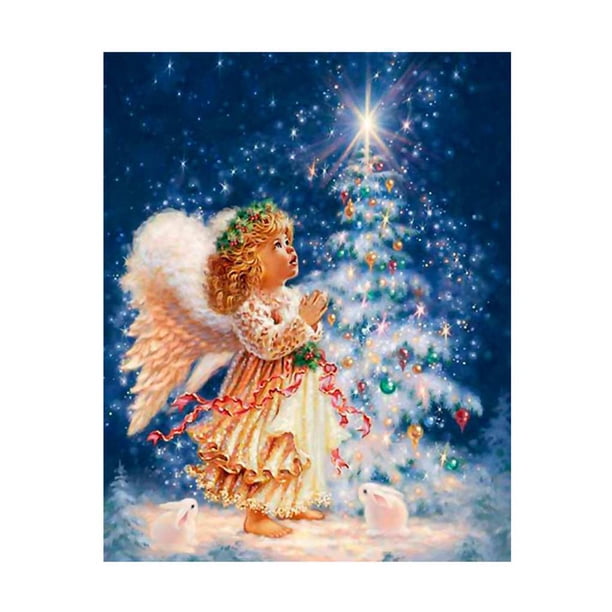 5D Diy escena navideña diamante Papá Noel pintura resina cristal bordado imagen hogar decorativo punto de cruz Yuarrent JR0613-04