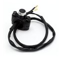 thumbnail image 2 of 22 mm 7/8" Motorcycle Handlebar Control Horn Start Kill Switch Button with Momentary Action and Two Bullet Connectors, 2 of 6