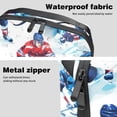 thumbnail image 4 of Ice Hockey Electronic Organizer Travel Case, Waterproof Oxford Cloth Storage Pouch Bag, Box with Cord Organizer Storage for Computer Cable Organizer, 5.9x9.44x3.14 in., 4 of 6