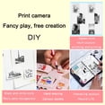 thumbnail image 6 of Pocket Printer Camera Instant Print Portable Thermal Printing Machine Wireless BT Connection for Picture Label DIY Handcraft List Meno Notes Journal Receipt Paper Sticker Study Work Off, 6 of 7