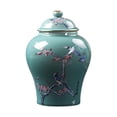 thumbnail image 1 of Abbracc Ancient Chinese Ceramic Ginger Jar Table Vase Collection Porcelain Storage Small, 1 of 9