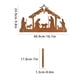 thumbnail image 3 of onlyliua para Interior/Exterior Adornos de Metal para Nochebuena Siluetas de Hierro Forjado, 3 of 5