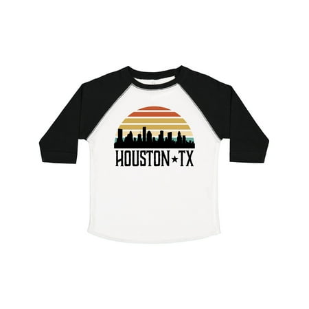 

Inktastic Houston Texas Skyline Retro Boys or Girls Toddler T-Shirt