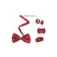 thumbnail image 3 of CORBATA DE LAZO PREHECHA INSPIRE CHIC PARA HOMBRES CON PUNTOS DE POLKA, CORBATAS PARA BODAS Y FIESTAS, ROJA, TALLA ÚNICA, 3 of 5