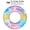 70, variant on 1PC Mermaid Glitter Inflatable Swim Ring Rainbow Pool Float Tube With Handles Summer Beach Water Party Float