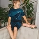 thumbnail image 4 of Balery Lonely Night Wolf Conjunto de Pijama Infantil de Manga Corta con Estampado – Ropa de Dormir de Algodón Suave-3X-Large, 4 of 6