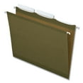 thumbnail image 2 of "Ready-Tab Reinforced Hanging File Folders, Letter Size, 1/3-Cut Tab, Standard Green, 25/box | Bundle of 5 Boxes", 2 of 7