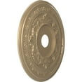 thumbnail image 2 of Ekena Millwork 22"OD x 3 1/2"ID x 1"P Baltimore Thermoformed PVC Ceiling Medallion (Fits Canopies up to 7 3/4"), Universal Metallic Champagne Mist, 2 of 5