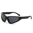 thumbnail image 2 of Gafas de sol de media montura para fiesta, modernas y modernas, estilo punk, para hombres y mujeres, gafas para deportes al aire libre y equitación, 2 of 5