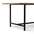 thumbnail image 5 of Simpli Home Campbell 72 inch x 36 inch Rectangle Modern Industrial Dining Table in Burnt Wax, 5 of 12