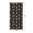 thumbnail image 5 of Colorful Skull Flower Pattern Shower Curtain 36"x72" ,Bathroom Decorative Shower Curtains Set with 12 Hooks,Modern Waterproof Washable Shower Curtain, 5 of 6