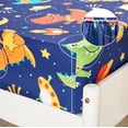 thumbnail image 4 of Juego de sábanas dobles Joiedomi Space Dinosaur de microfibra, 3 piezas, 4 of 7
