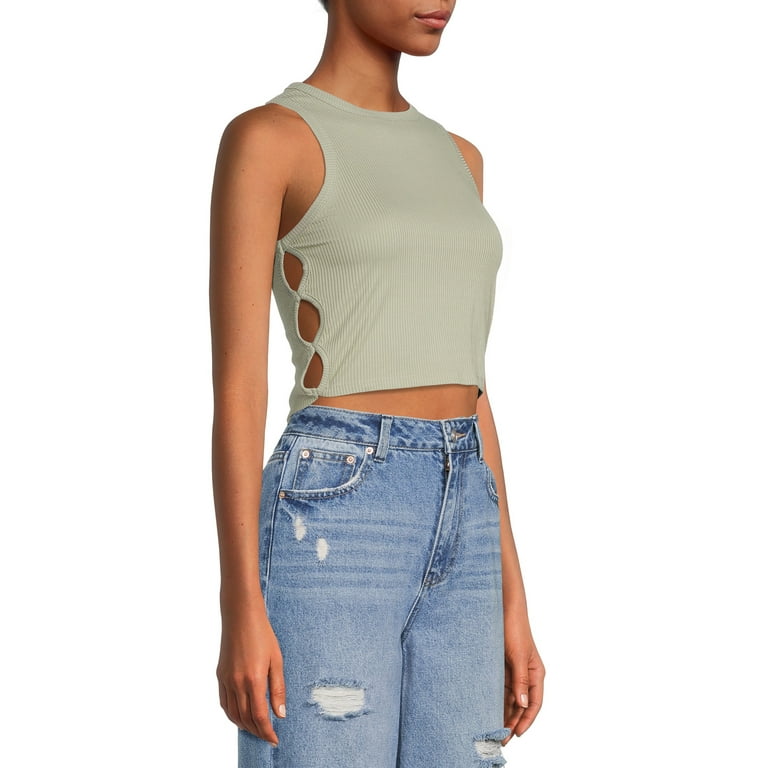 Side cut best sale out tank top