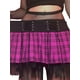 thumbnail image 3 of Mini faldas plisadas de retazos de encaje sexis para mujer, falda gótica de cintura alta XBTCLXEBCO T L, Rosa, 3 of 6