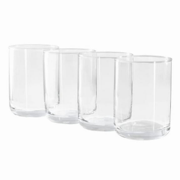 Gibson Home 144624.04 15 oz Emory Double Old Fashioned Clear Glass Set - 4 Piece