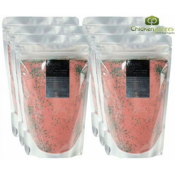 Rokz Sucre Garni pour Cocktail à la Melon D\'eau - Sac de 1 lb, Sucres Gastronomiques à la Saveur Juteuse de Melon D\'eau