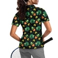 thumbnail image 2 of Whosucclay Moisture Wicking Golf Tops, Elf Hat Clover Polyester Stretch Quick Dry Polo Shirts for Tennis Outdoor Sports Golf Course Size Small, 2 of 10