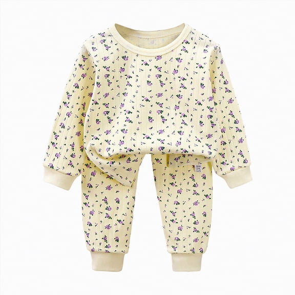 Boys Clothes Set Toddler Baby Boy Spring Fall Graphic Long Sleeve Elastic Waist 12 18 24 Months 2T 3T 4T Everyday Outfit Pajamas 2 PC