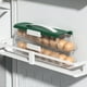 thumbnail image 1 of Estante Rodante para Huevos en Puerta de Refrigerador | Organizador Retráctil de Plástico para Huevos | Cesta Apilable que Cabe en la Puerta Lateral del Refrigerador | Longitud Ajustable | Gran, 1 of 3