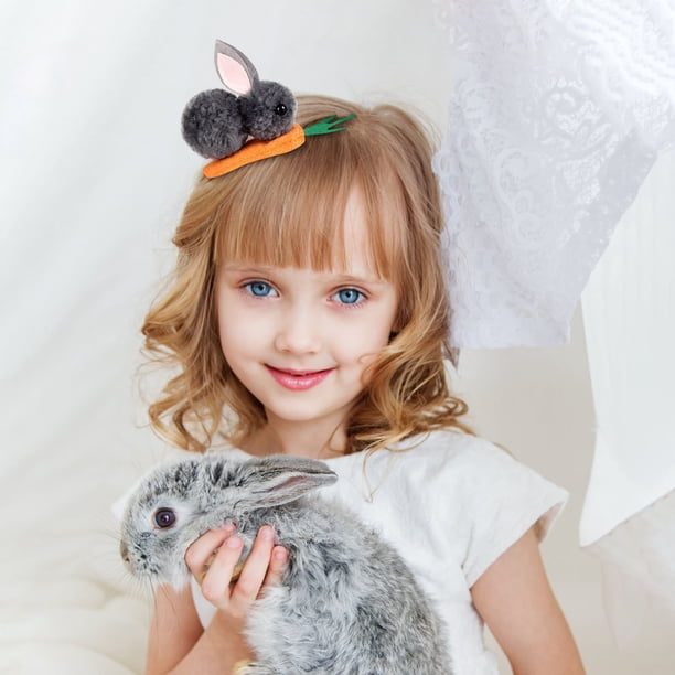 Easter Women's Hairpin Mini Carrot Hairpin Cute Children's Hairpin Easter Children's Gift Hairpin