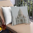 thumbnail image 1 of Ahgly Company Sites Taj Mahal Oreiller Extérieur 18 Pouces par 18 Pouces, 1 of 6
