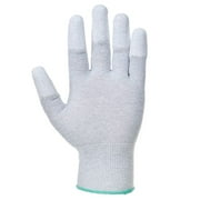 Portwest A198 ESD Antistatic PU Fingertip Work Gloves Gray, XX-Small