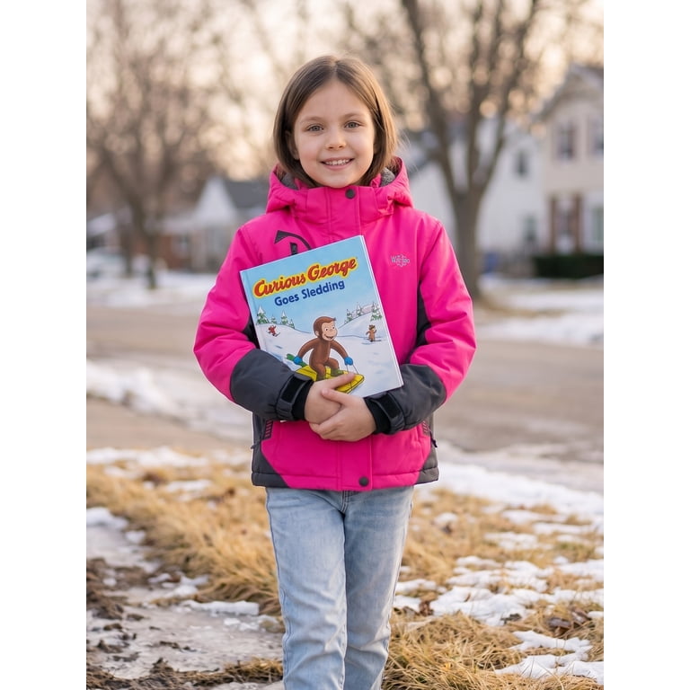 Wantdo Girl's Waterproof Hooded Ski Jacket in Rosy photo 4