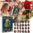 thumbnail image 2 of TIELUTT Countdown to Celebration Hominid Themed Surprise Acrylic Hanging Ornament for Visual Timer for Classroom Kitchen Timers Digital Wall Timer Battery Light Strings Battery Operated with Timer Ho, 2 of 8