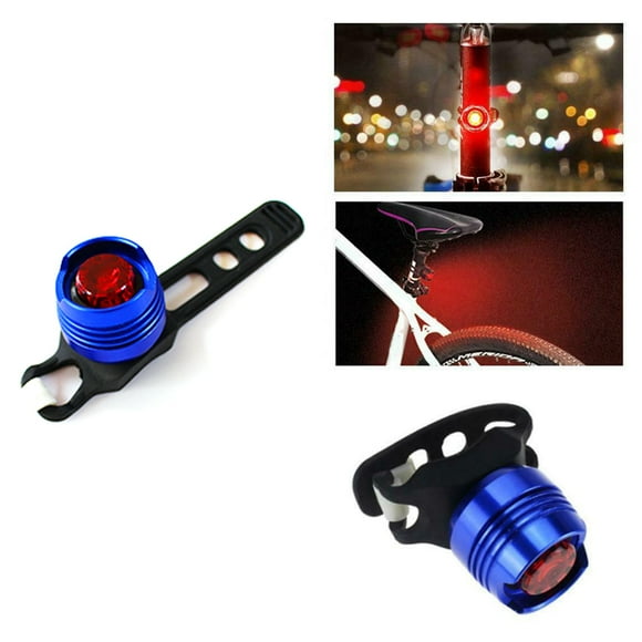 LED Rear Light Cycling Rear Tail Helmet Flash Light Safety Warning Lamp