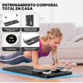 thumbnail image 2 of Tabla Multifuncional para Abdominales, Cama Deslizante de Pilates 5 en 1, Rodillos Abdominales Plegables, Ejercicios Abdominales de Rebote Automático, Equipo para Gimnasio en Casa Cardio Beat Negro, 2 of 4