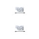 thumbnail image 1 of Monstrate Ventilador de escape de refrigeración de radiador de consola de juegos soporte de ventiladores de refrigeración de alta temperatura reemplazo Blanco 2piezas, 1 of 6