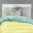 thumbnail image 2 of Frog Bathing Watercolor Fabric Standard Pillowcase, 2 of 2