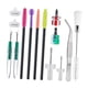 thumbnail image 2 of Kit de limpieza para máquina de coser de 14 piezas, herramientas de reparación, kit de servicio, mantenimiento, remalladora, práctico cepillo de, 2 of 9