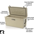 thumbnail image 5 of RTIC 145 QT Ultra-Tough Rotomolded Hard-Sided Ice Chest Cooler, Tan, Fits 195 Cans, 5 of 5