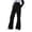 Black, variant on YUANxueke Boys Flat Front Dress Pants Solid Color & Striped School Uniform Pants Stretchy Straight Leg Chino Pants for 2-13 Years