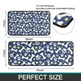 thumbnail image 7 of Paw Print Dog Bone Kitchen Rugs Sets Of 2,Anti Fatigue Kitchen Mat Rugs Non Slip Washable,Decorative Kitchen Floor Mats for Kitchen,Sink,Laundry,17"X30"+17"X47", 7 of 7