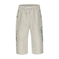 thumbnail image 3 of Men's Cargo Shorts Outdoor Work Pants With Multiple Pockets Summer Casual Comfortable Lightweight Breathable, 3 of 9