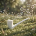 thumbnail image 5 of Bubble Pipe Manual Blower Wand Fun Party Favor Activity Outdoor Game Stress Reliever Classic Design Portable Lightweight Bubble Maker Accessory Fun C004, 5 of 6