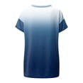thumbnail image 3 of qILAKOG Women Casual Top Blouse Print Short Sleeves V Neck Loose Fit Pocket,Ladies Lounge T-Shirts Cheap Trendy,Female Basic Blouses & Shirts,Tank Tops,Tees Shirts,XXL, 3 of 6
