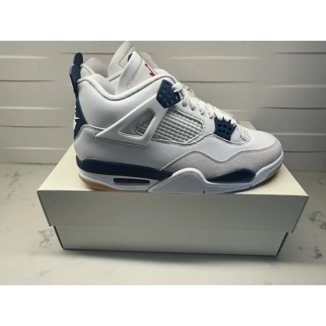 Ni - ke NEW Size 8.5 Ni - ke SB Air Jordan 4 Mid Retro Navy DR5415-100 Ships Asap!