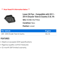 thumbnail image 2 of Lower Pan - Compatible with 2011 - 2014 Chrysler Town & Country 3.6L V6 2012 2013, 2 of 2